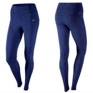 NIKE Running Dri-fit 27" mesh leggings size S